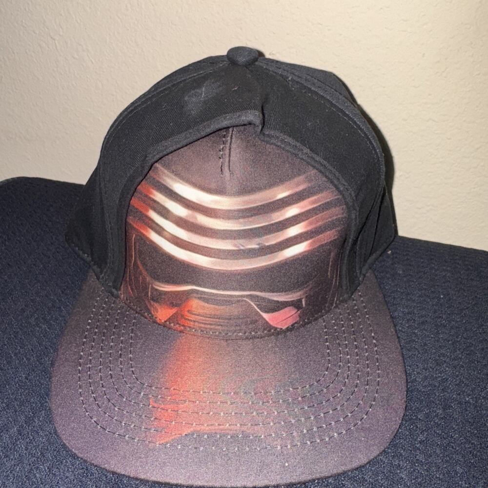Star Wars Kylo Ren SnapBack Flat Brim Bill Hat NWT